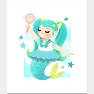 Magical Mermaid Posters and Art